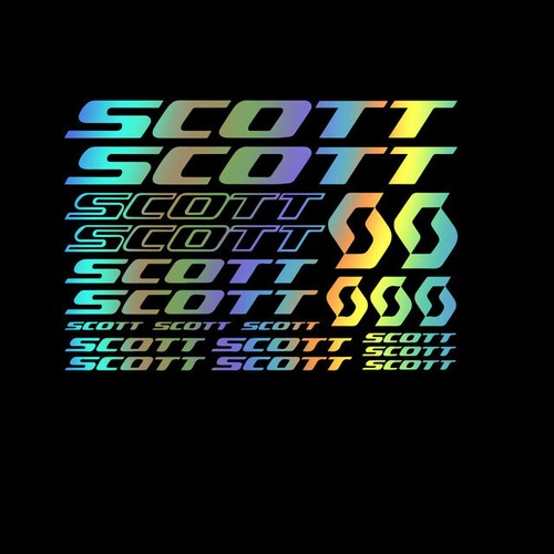 Scott bike vinyl labels - scott,