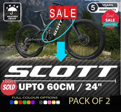 Scott bike frame vinyl - scott,