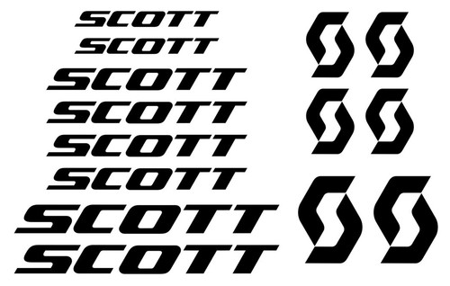 14x scott vinyl decals - scott,
