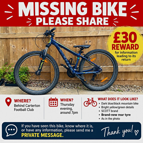 Scott missing bike please - bike,