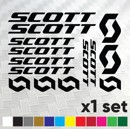 Scott bike stickers vinyl - scott,