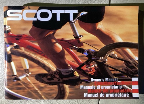 Scott bike owners manual - owners, 1997