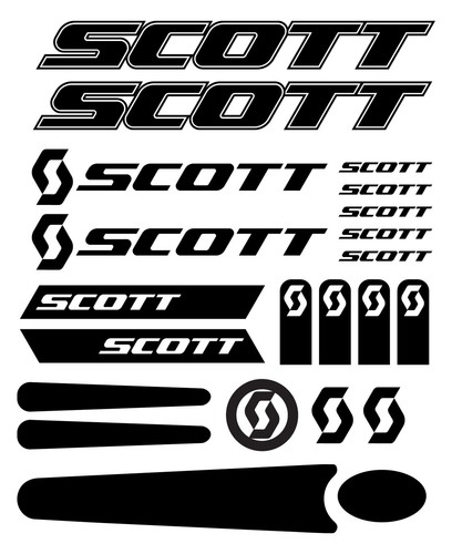 Scott cycle decal set 20x - cycle, set.