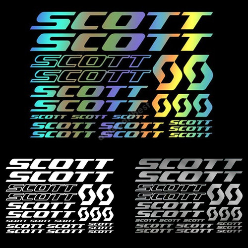 Scott bike frame vinyl - vinyl, decals