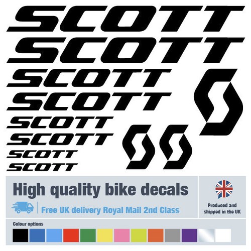 Scott bike decals - , with